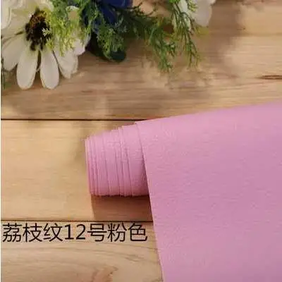 [4Y4A] 50x138 см ремонт cortex самоклеящаяся подушка для сиденья автомобиля выездная искусственная кожа для DIY сумка материал диван - Цвет: 18 pink