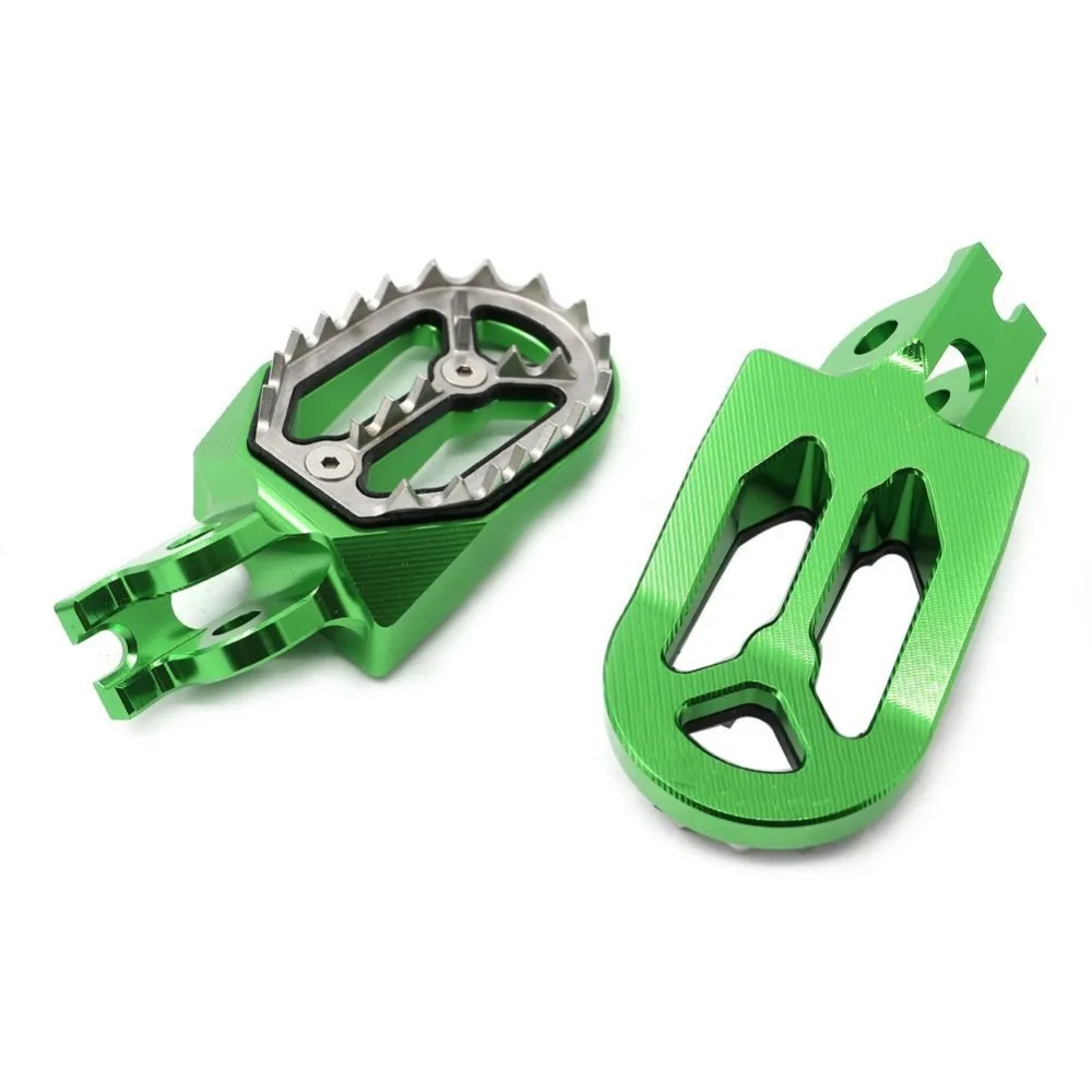 CNC MX подставка для ног Kawasaki KX250 KX250F KX450F KLX450 Dirt Bike Pit Footrests Peg Для Suzuki RMZ250 RM250|Подставки