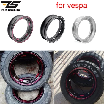

ZS Racing for Piaggio Vespa PX LML T5 PX125 150 200 T5 ET3 10 Inch Motorcycle Scooter Aluminum Wheel Rims with Inflating Valve
