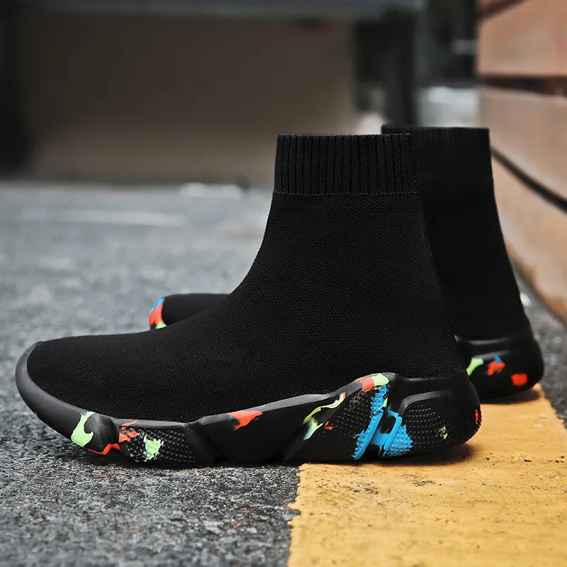 

New Brand Trend Socks Sneakers For Men Women Breathable Mesh Outdoor Walking Man Running Shoes Boots Zapatos Mujer Deportivos