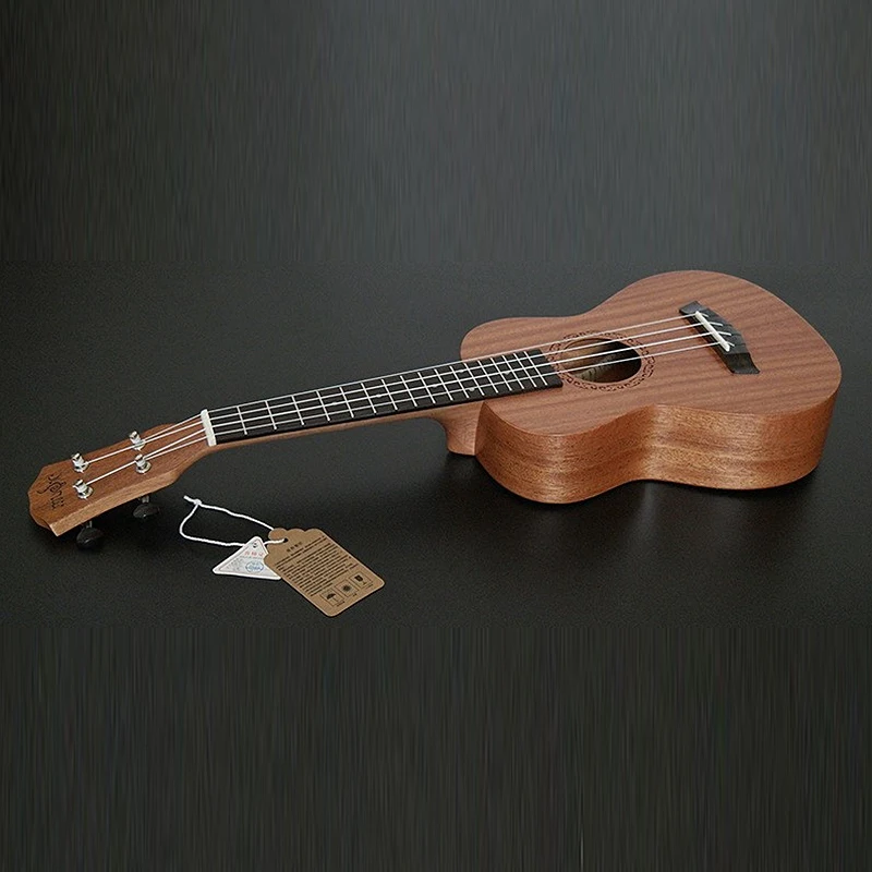 21 дюймов Укулеле сопрано для начинающих укулеле гитара укулеле красное дерево Шея деликатный тюнинг колышек 4 струны деревянная Гавайская гитара
