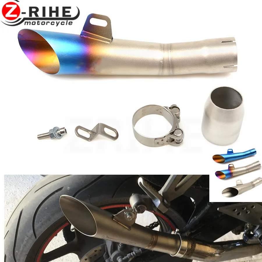 

for Universal 36-51mm Motorcycle Accessories cnc Exhaust Stainless Steel Motorbike Exhaust Pipe for Triumph Daytona 675 Speed Tr