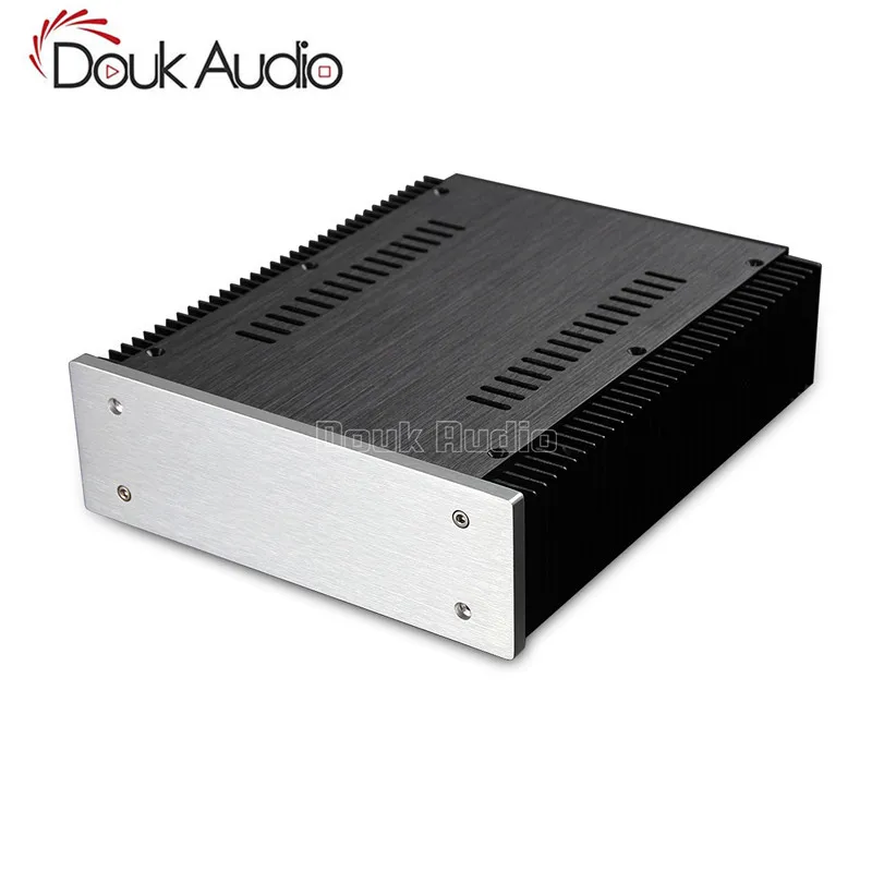 Douk аудио усилитель шасси общий алюминиевый корпус предусилитель корпус DIY коробка