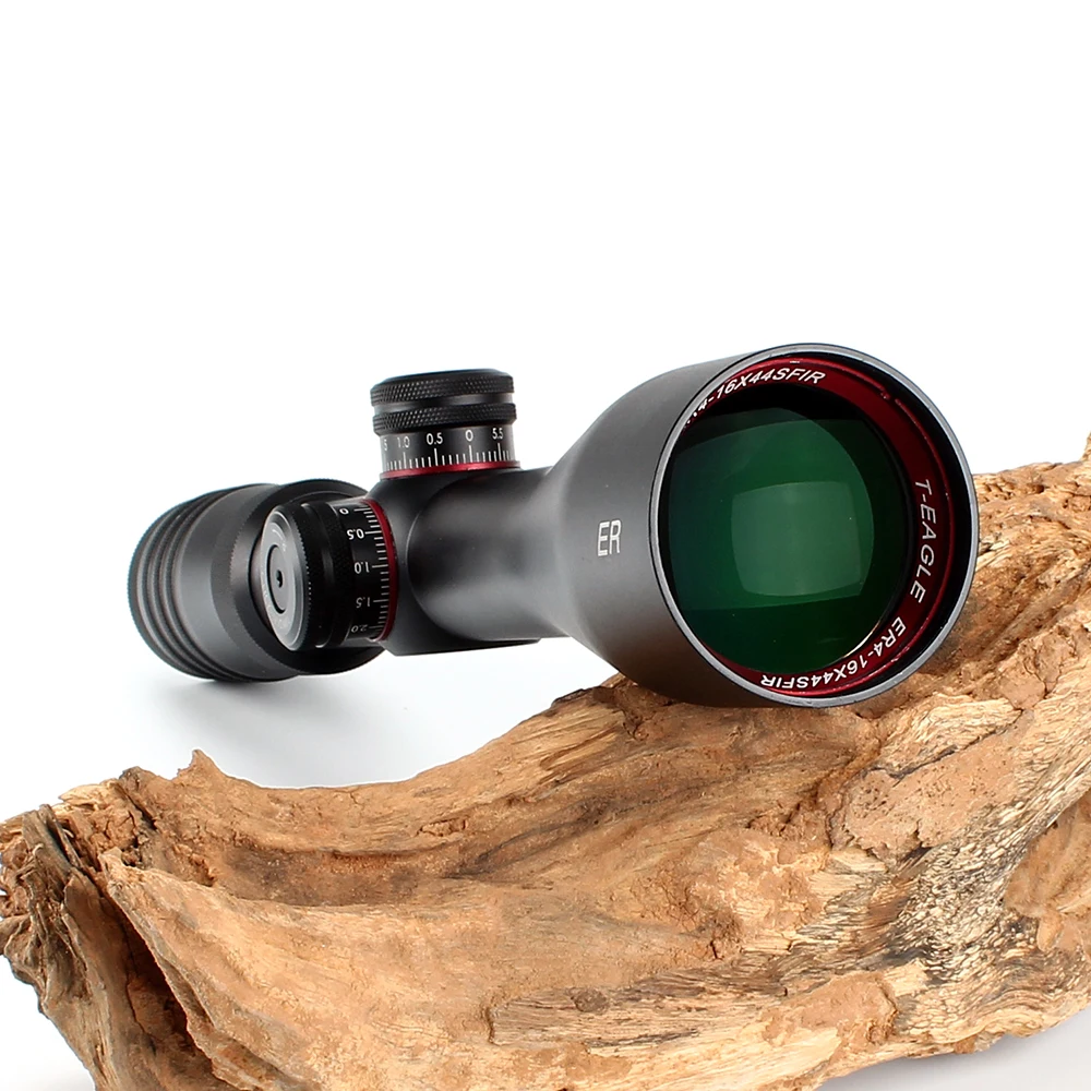 T-Eagle ER 4-16X44 SFIR Hunting Riflescope Side Parallax Glass Etched Reticle Turrets Lock Reset Built-in Bubb Level Rifle Scope (8)