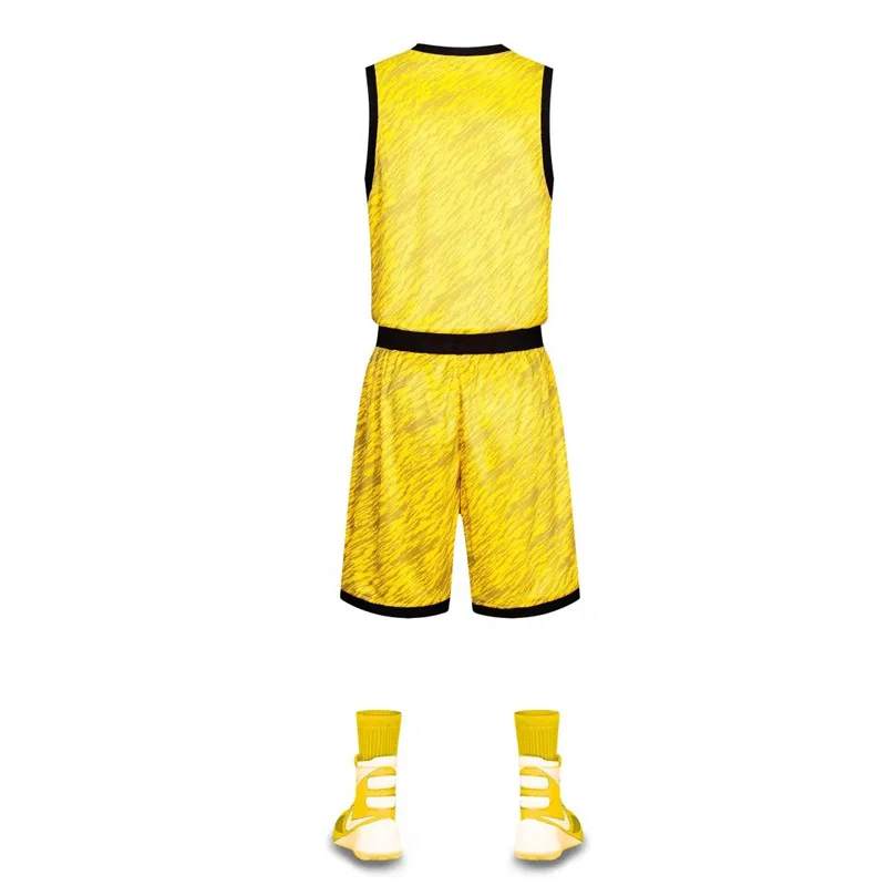 Пользовательские новые мужские команда колледжа баскетбольные трикотажные изделия комплекты униформы спортивная одежда дышащий баскетбольный спортивный костюм для молодежи шорты