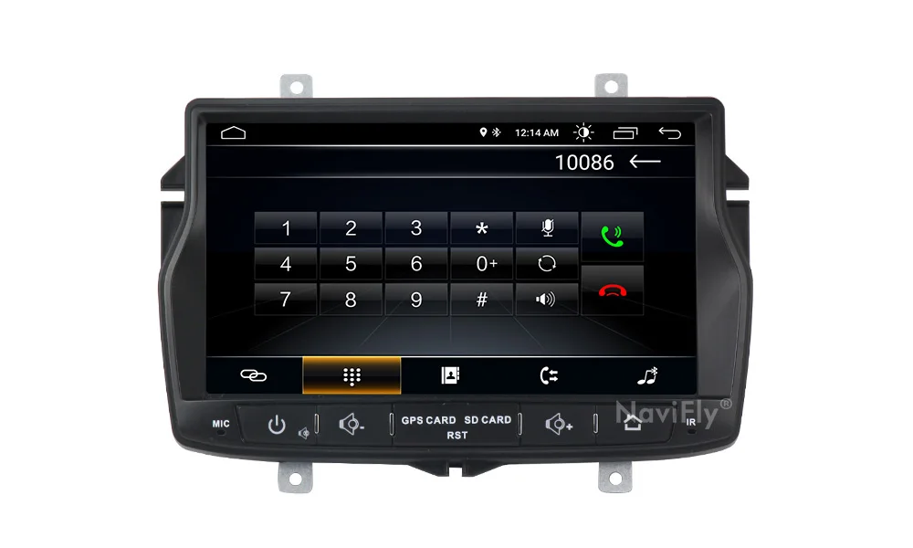 Best Navifly 1Din Android 8.1 Car dvd Multimedia Player Radio audio for Lada vesta GPS Navigation HD 1024*600 Head Unit Stereo MAP FM 16