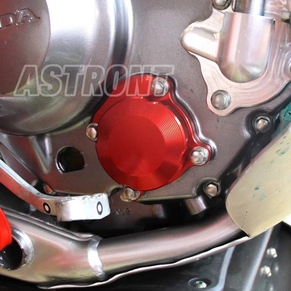 

For honda crf 250L 250M  Motorcycle Accessories CNC Engine Oil Filter Cover Cap zeta red