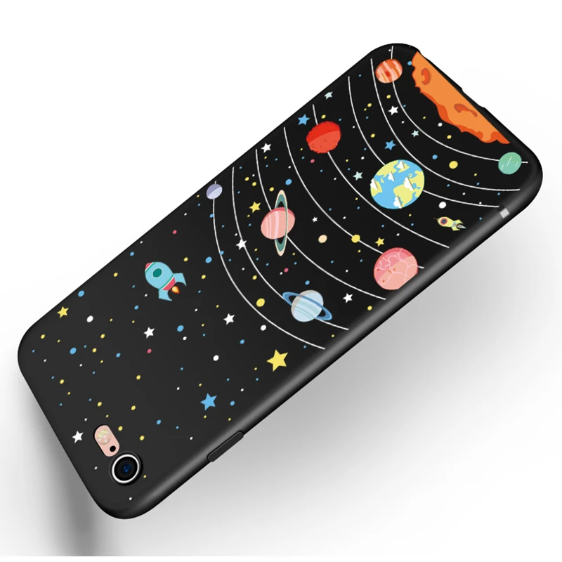 

For iPhone XS Max XR 8 7 plus 6 6s Plus X 5 S 5s SE Cover Cute Cartoon Judy Rabbit Soft Black Capa Original Silicone Phone Case