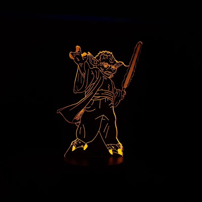 Luzes da Noite figura mestre yoda jedi líder Estilo : New Fashion Cool
