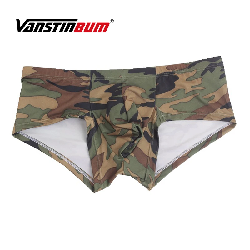 Нижнее белье VANSTINBUM мужское с низкой посадкой камуфляжное дышащее| |