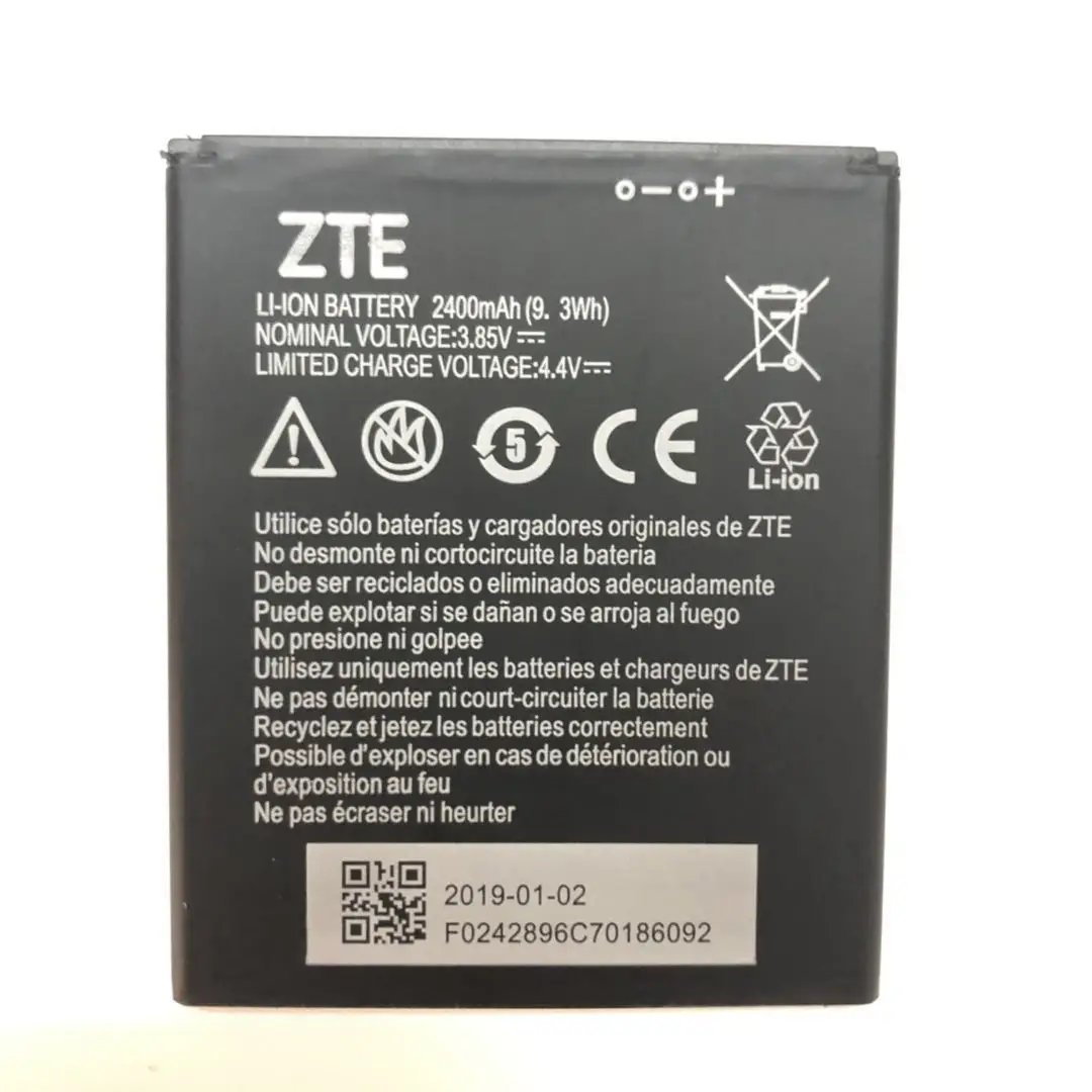 

High quality Li-ion Battery Brand Li3824T44P4h716043 2400mAh Replacement Battery for ZTE Blade A520 A521 BA520 mobile phone
