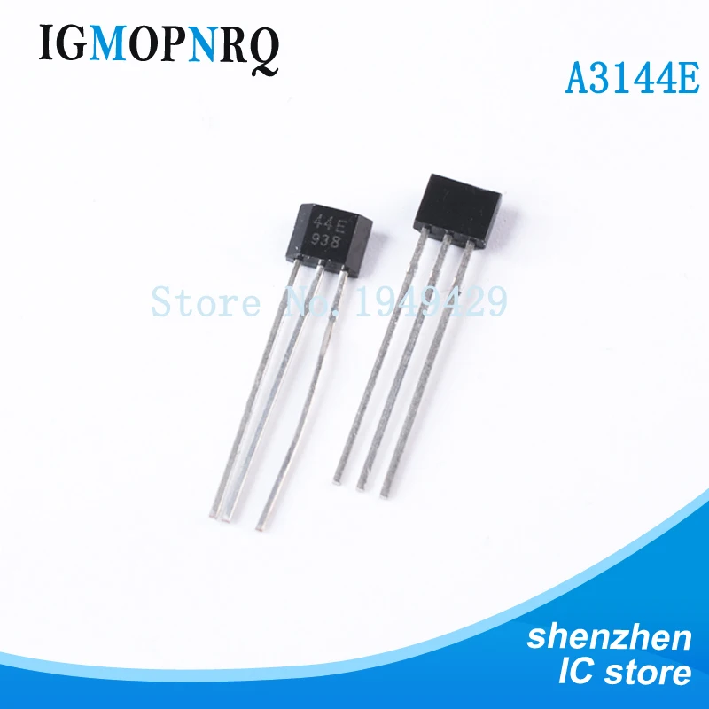 

10PCS/Lot A3144/ OH3144/ Y3144 3144 Hall Effect Sensor Magnetic Detector 4.5-24V TO-92