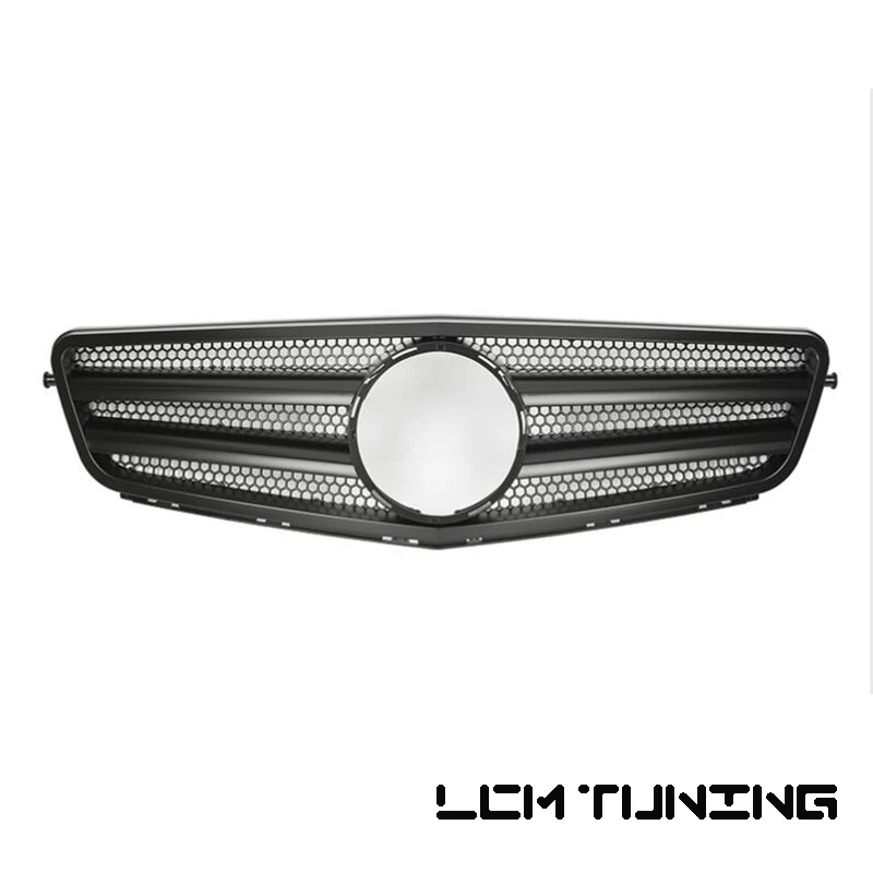 

For Mercedes For Benz C-class W204 06 07 08 09 10 11 12 13 with Emblem Front Bumper Racing Grille