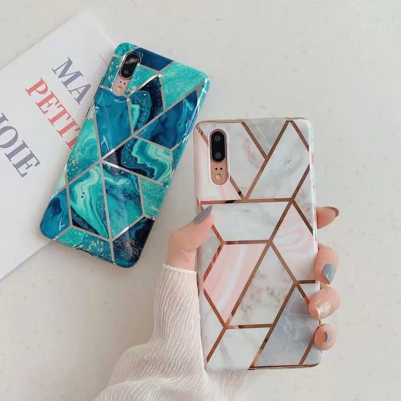 

Pink Blue Marble phone cases for Samsung Galaxy A40 A50 matte TPU Case For Samsung A70 back cover