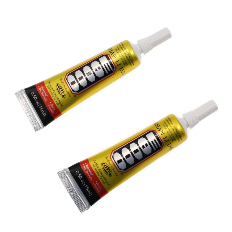 

15ML Liquid E8000 Super Glue Rubber Textile Metal Leather Wood Adhesive E-8000 Epoxy Resin School Stationery Store Bts