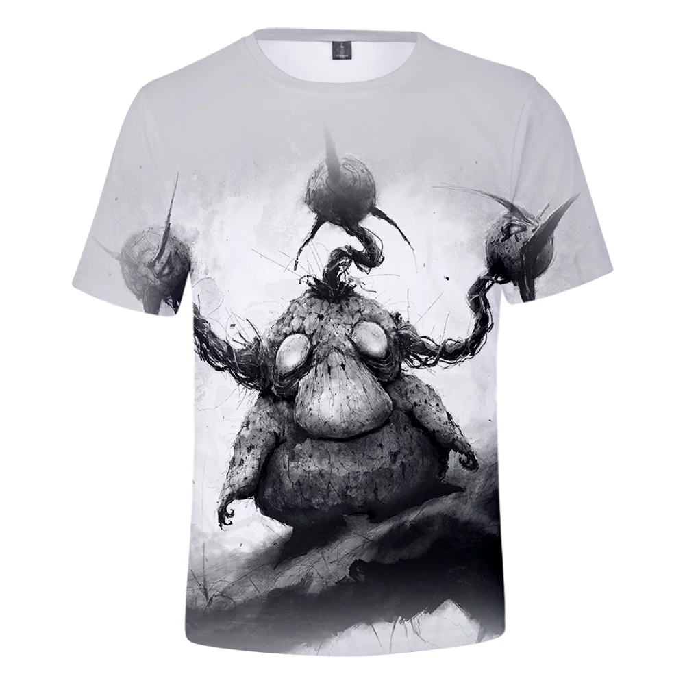 

Horror version Pokemon Fallen The elves 3D printing t-shirt Men/Women summer Hip hop Casual t shirt Short Sleeve Clothes