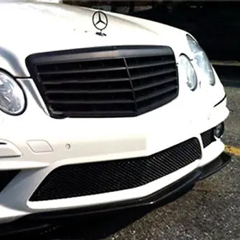 

Matt Black Front Hood Grille Grill For Mercedes Benz W211 Sedan 2007-2009