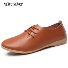 Новинка; женские лоферы на плоской подошве размера плюс; коллекция года; женские мягкие балетки из натуральной кожи на плоской подошве; женская обувь на шнуровке; женские мокасины