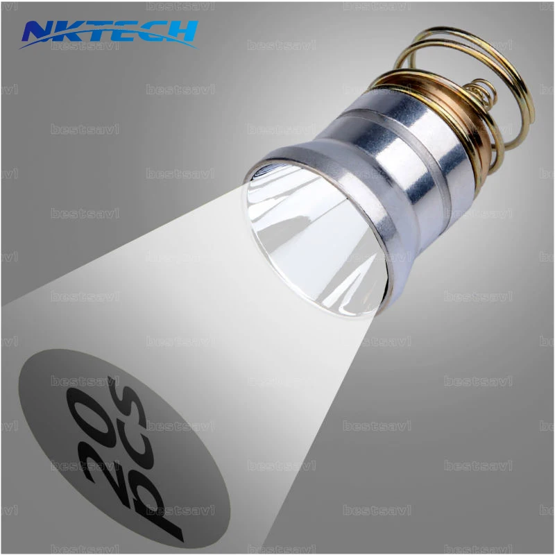 

20pcs 1000 Lumens T6 LED Bulb Flashlights Spare bulb 1Mode 3.7-8V for TrustFir C2 Z2 P60 P61 6P 9P G3 S3 D2 501B 502B