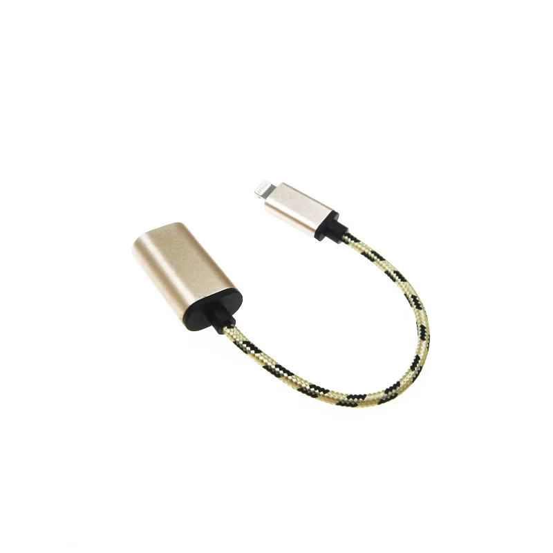 USB 2 узла до 8-Pin Камера Комплект для подключения адаптера OTG кабель для IPad Air 4 свяжитесь с нами