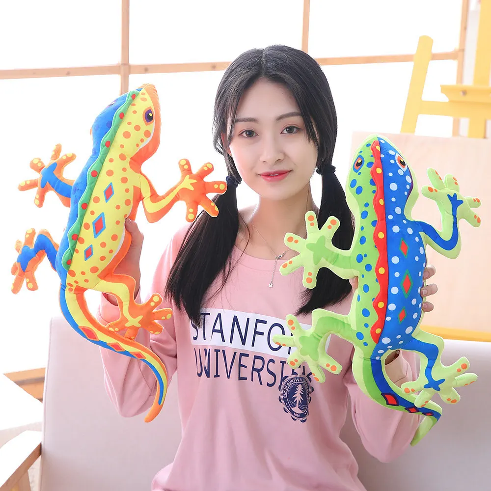 

2019 New Chameleon plush toy Simulation Lizard Doll Pillow Wholesale Birthday Gift Christmas Promotion