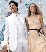 Latest Coat Pant Designs White Formal Custom Made Wedding Suits For Men 3 Pieces Groom Beach Slim Fit Terno Masculino H6