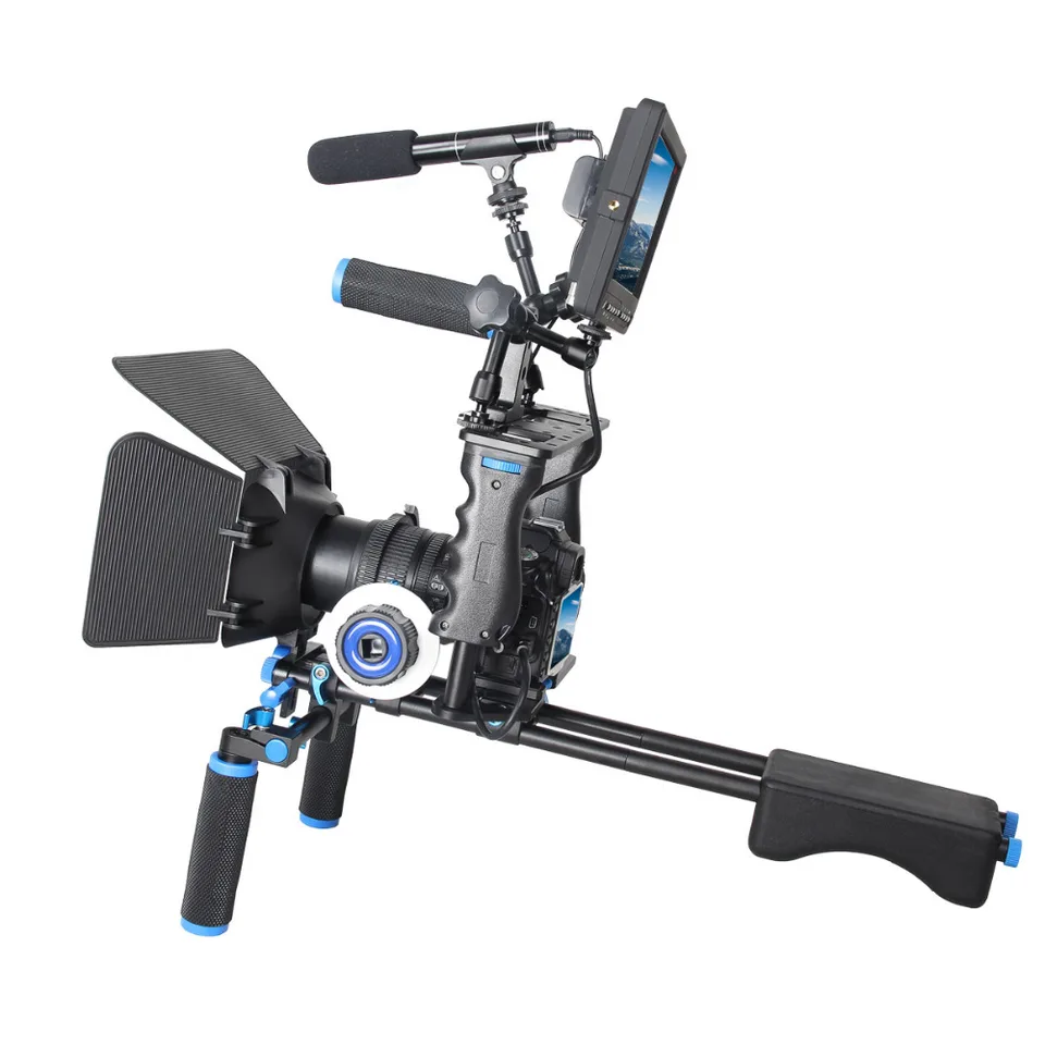 DSLR Rig Movie Kit Shoulder Mount カメラリグ Amazon.com : Neewer Shoulder Rig Kit for DSLR Cameras and