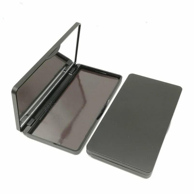  1pcs Matte black Empty Magnetic Cosmetics Palette Eyeshadow Blusher DIY Makeup Box Storage Makeup D