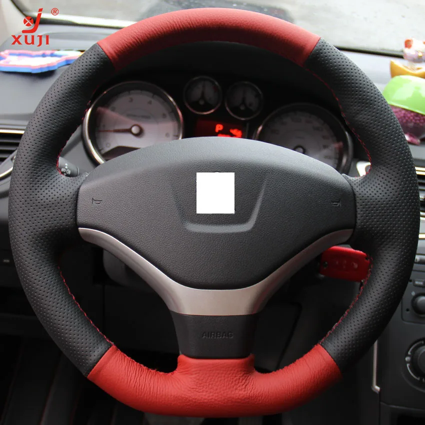XuJi Steering Wheel Cover for Peugeot 308 2012 2013 Car Special Hand