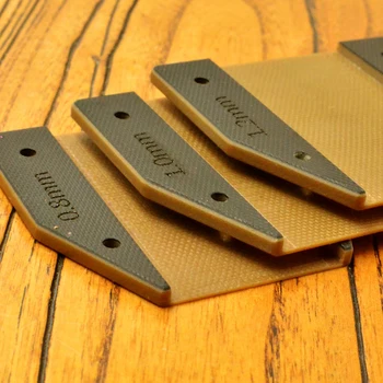 

DIY leather craft skiving mould 0.8mm 1mm 1.2mm set