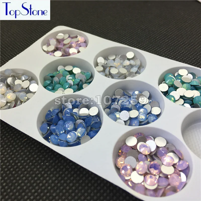 TopStone 1440 шт ss3 ss20 Стразы с плоской задней поверхностью без горячей фиксации