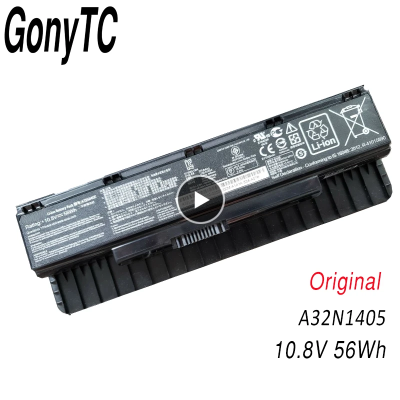 Оригинальная батарея 10 8 В 56WH A32N1405 для ASUS Rog N551 N751 N751JK G551 G771 G771JK GL551 GL551JK GL551JM G551J G551JK |