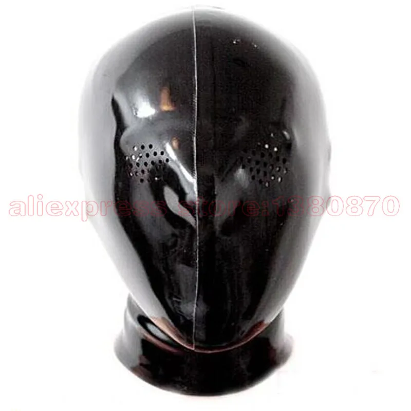 Best Seller Man Latex Rubber Hood Open Eyes Holes no Mouth no Nostrils