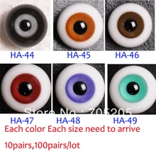 Вывеска стеклянная кукла глаза Горячая цвет BJD кукла аксессуары стеклянные глаза 8 мм до 24 мм Индивидуальные