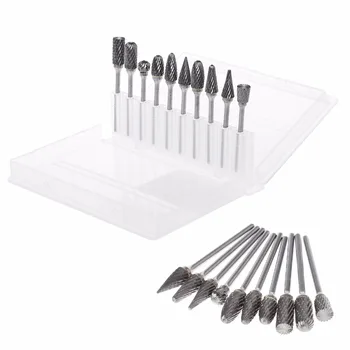 

2.35mm Tungsten Steel Dental Burs Lab Burrs Tooth Drill for Low handpiece 10 pcs