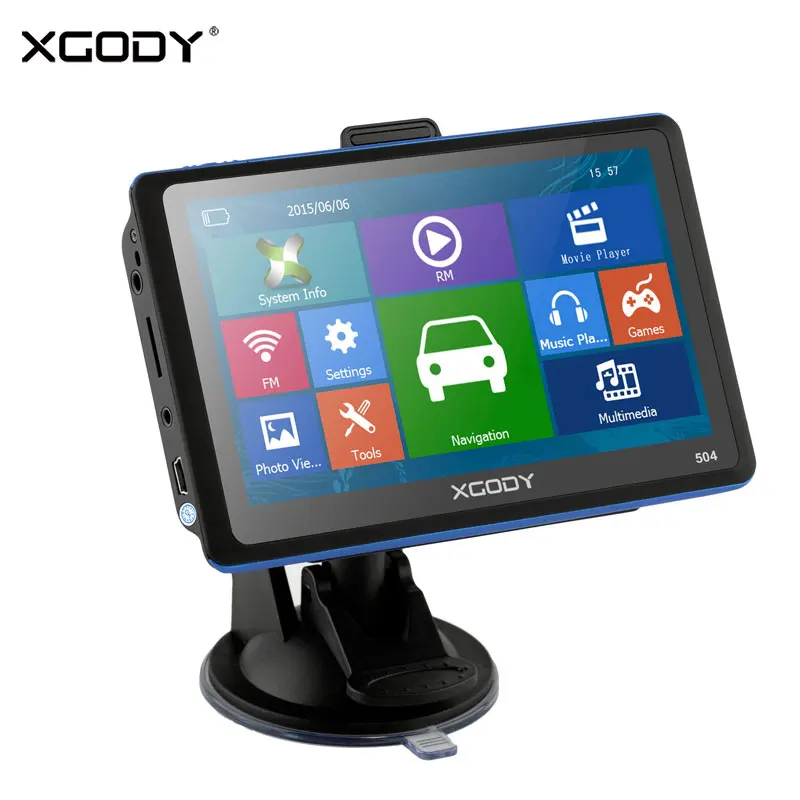 

Xgody Gps Navigator 5 Inch 504 Sat Nav Car Navigation FM 128m 8GB Russia Navitel 2017 Eu/Au Lifetime Free Update Map