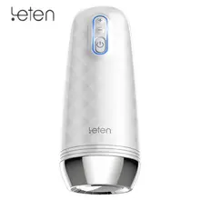 Leten 4D Vagina Electric Male Masturbator Sex Toys for Men Real Pussy APP Interactive Smart Control Vibration Adult Sex Products