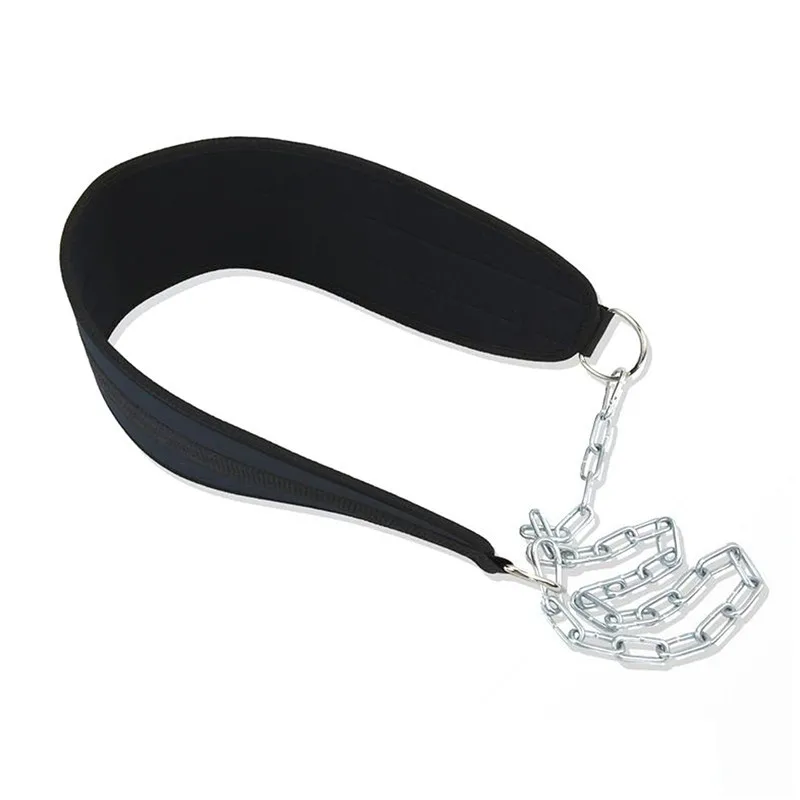 Crossfit Sport Belt With Chain Adjustable Gym Musculation Waist Lifting