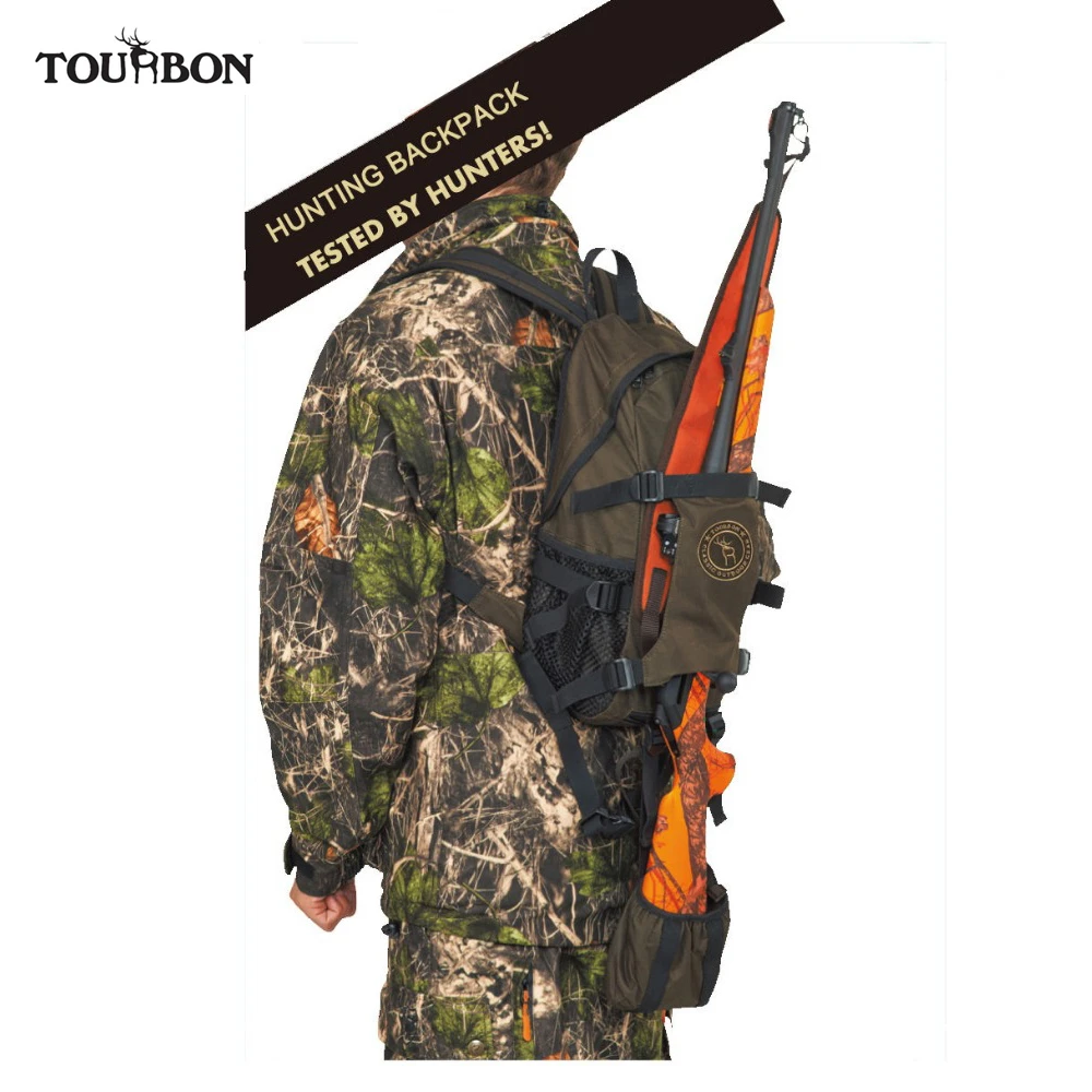 Tourbon Tactical Hunting Backpack Gun Case Outdoor Men Nylon Bag w
