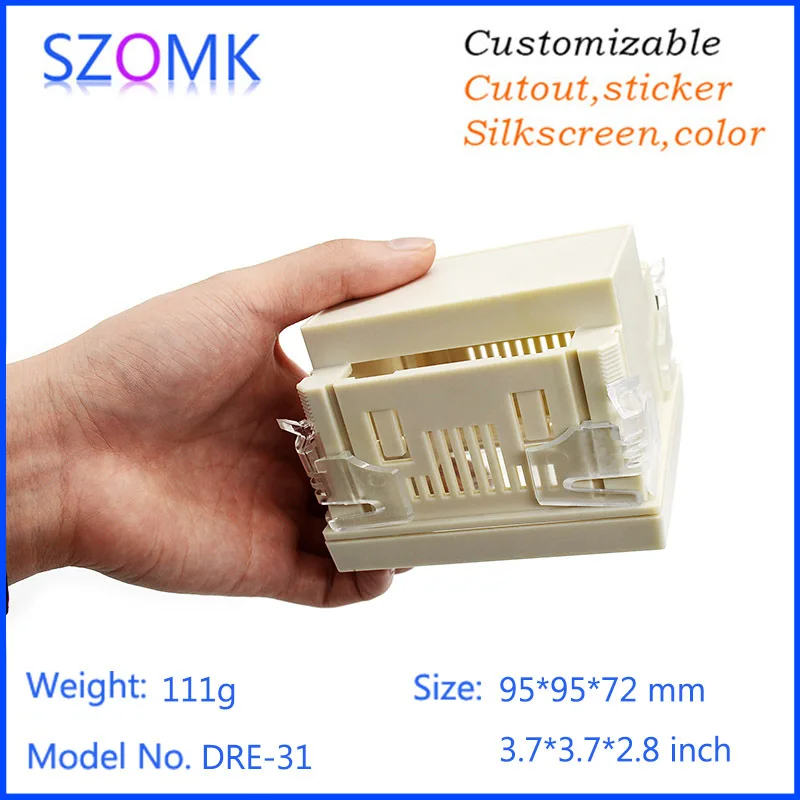 plastic box enclosure electronic LCD screen control box instrument enclosure junction housing szomk project box (1).jpg