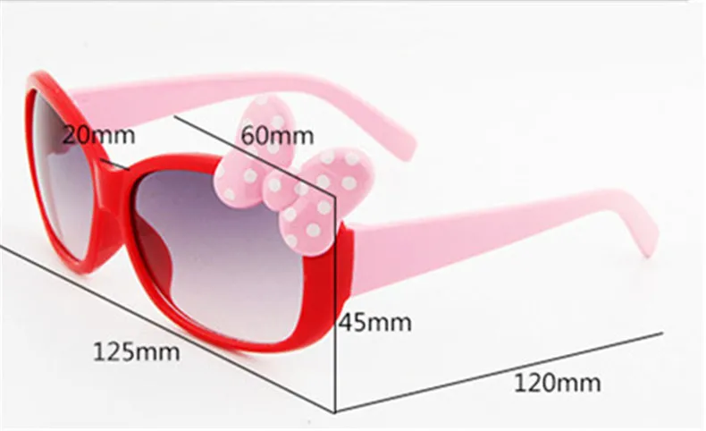 Детские солнцезащитные очки «кошачий глаз» для мальчиков и девочек, новинка года, высококачественные модные брендовые Детские очки с бантом, цветные детские очки UV400