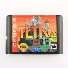 Tetris 16 бит sega MD игровая карта для sega Mega Drive для Genesis