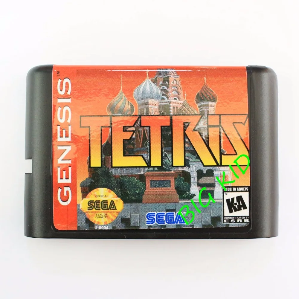 

Tetris 16 bit SEGA MD Game Card For Sega Mega Drive For Genesis