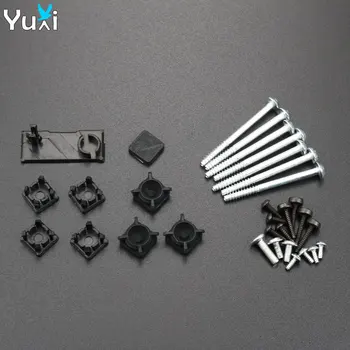 

YuXi Plastic Feet Button Screw Cap Cover Set Replacement for Sony Playstation PS3 Slim 2000 3000 Controller