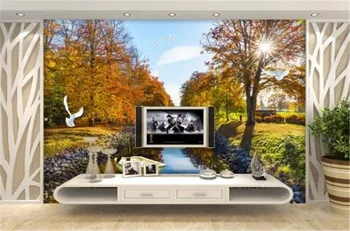 

Wholesale Luxury 3d Wallpaper Beautiful European and American Style Scenery Living Room Bedroom Background Wall Decoration Mural