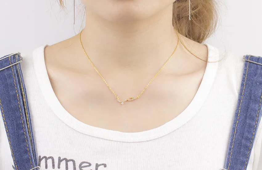 Arabic Love Necklaces& Pendants Women Boho Jewelry Spiritual Rune Chocker Gold Collier Femme Crystal Bijoux Bridesmaid Gift BFF