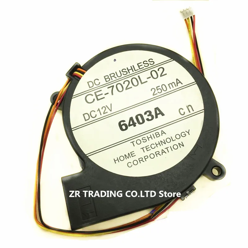 ZR вентилятор проектора охлаждающий вентилятор CE-7020L-02/ELPLP75 подходит для EB-1761W/1770 Вт/1771 Вт/1775 Вт