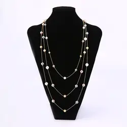 Новое модное ожерелье Япония и Южная Корея Национальный стиль классическое женское длинное ожерелье высокое качество многослойные