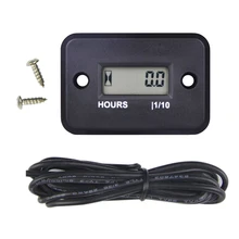 Противоударный водостойкий ЖК-дисплей цифровой тахометр датчик счетчик часов для мотоцикла лодочные двигатели бензиновый двигатель