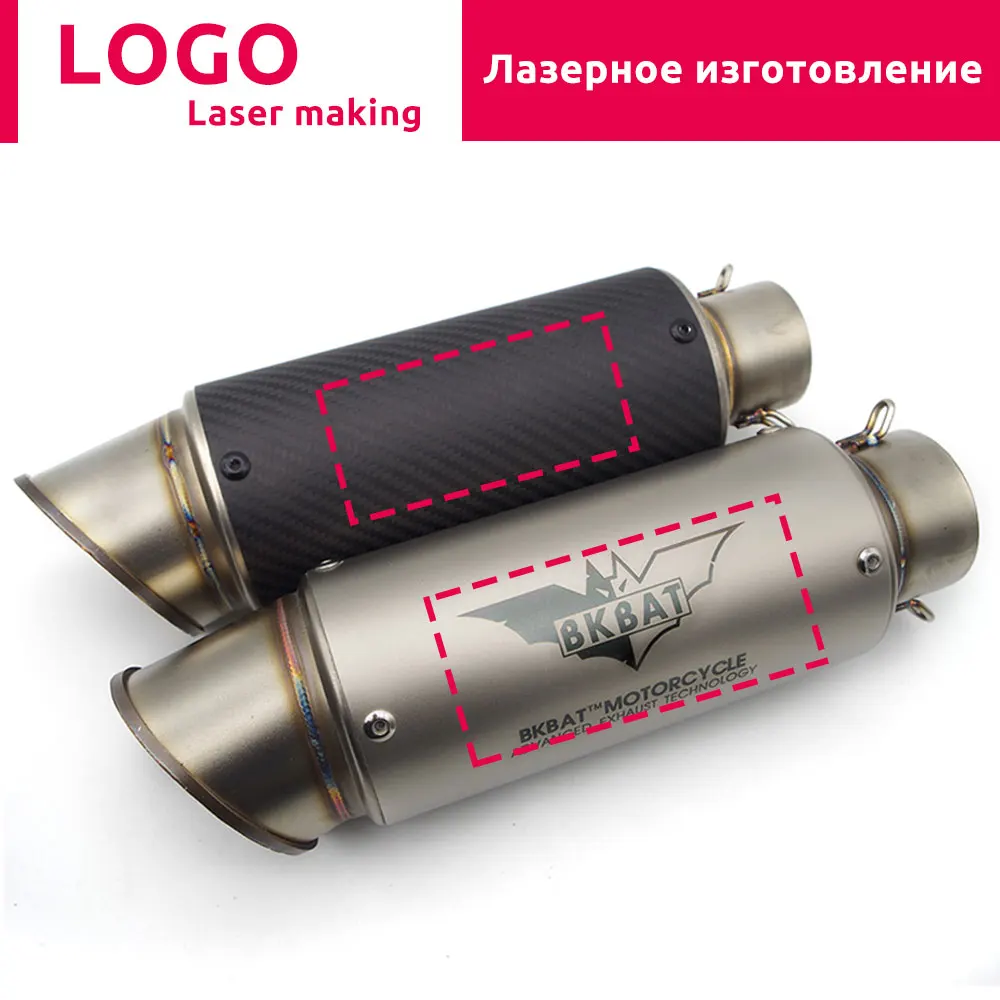 

Motorcycle exhaust pipe For goldwing 1800 honda yamaha yzf r125 suzuki dr 650 For honda sh 125 yamaha yz yamaha mt 09 tracer